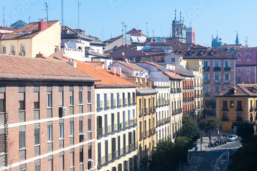 View from the viaduct of Segovia (Madrid, Spain) photo