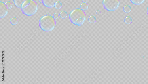 air bubbles stream on white background. Fizzy sparkles in water, sea, aquarium. Soda pop. Champagne. Effervescent drink. Undersea vector texture.