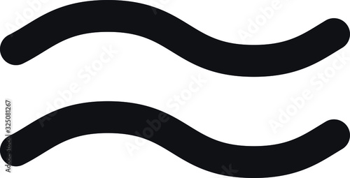 Approximately icon, vector illustration.