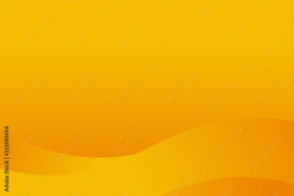 Simple Abstract Yellow Orange Wave Background Design Template Vector Simple Abstract Yellow Orange Wave Background Design Template Vector