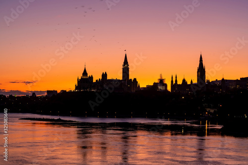 Parliament Hill in Ottawa, Ontario, Canada