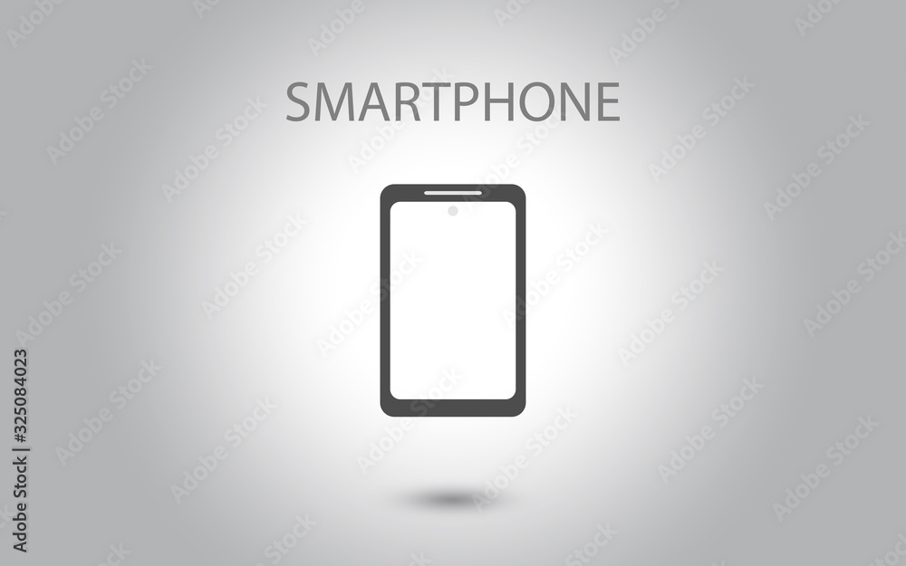 Smartphone icon vector design, mobile phone vector illustration isolated on white background, Smartphone logo concept Smartphone icon vector design, mobile phone vector illustration isolated on white background, Smartphone logo concept