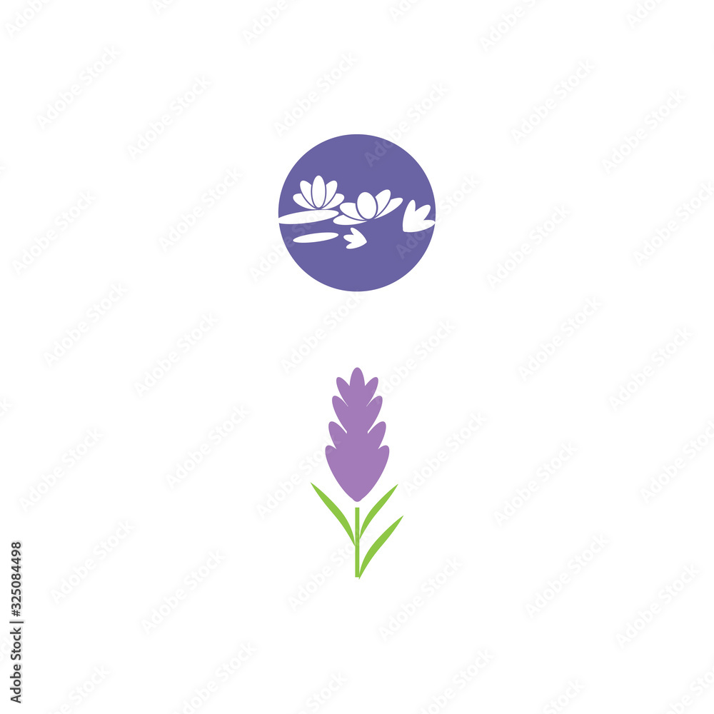 Lavender Logo Template vector symbol Lavender Logo Template vector symbol