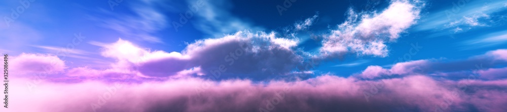 cloudy panorama, sunset among clouds to the sun, sunrise above clouds cloudy panorama, sunset among clouds to the sun, sunrise above clouds