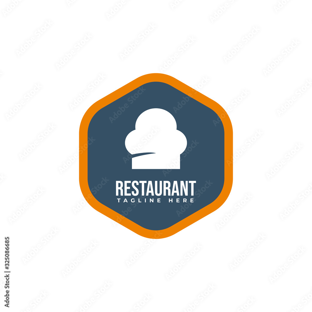 illustration for the restaurant logo can be applied to cafes, canteens, markets. illustration for the restaurant logo can be applied to cafes, canteens, markets.