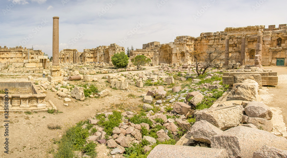 Baalbek, Lebanon - place of two of the largest and grandest Roman temple ruins, the Unesco World Heritage Site of Baalbek is one the main attractions of Lebanon Baalbek, Lebanon - place of two of the largest and grandest Roman temple ruins, the Unesco World Heritage Site of Baalbek is one the main attractions of Lebanon