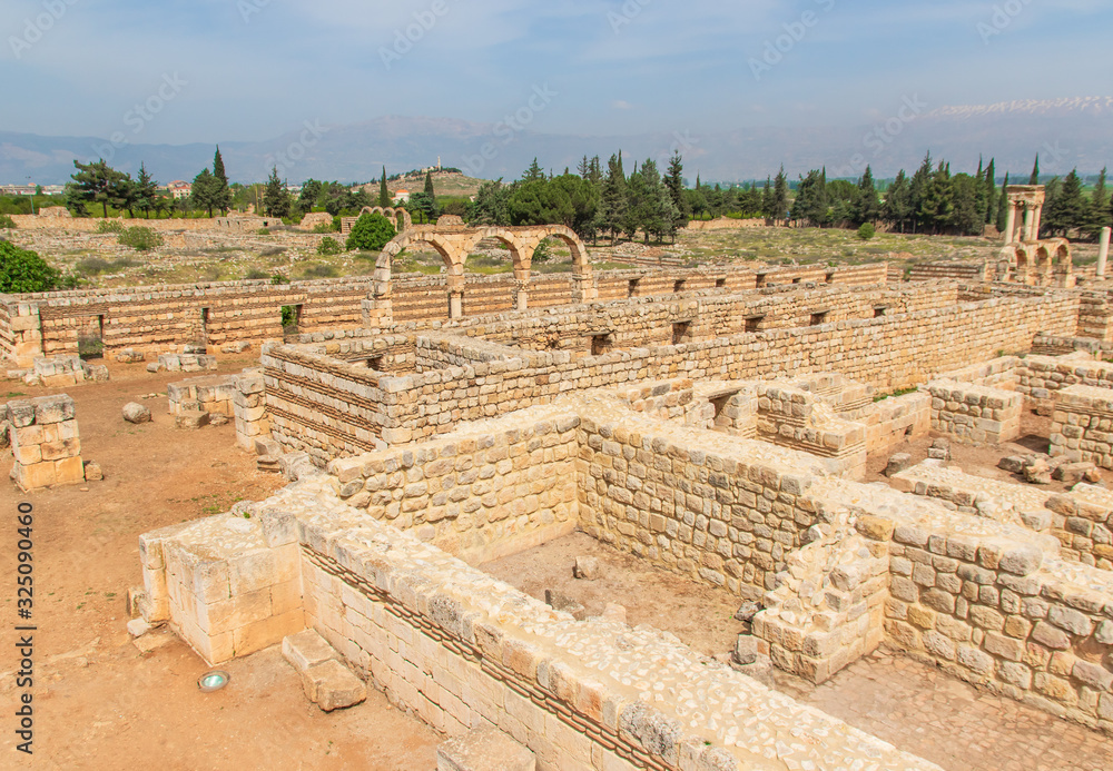 Anjar, Lebanon - at the border with Syria and almost entirely inhabited by Armenians, the village of Anjar is famous for its Umayyad Caliphate ruins, a Unesco World Heritage Site 