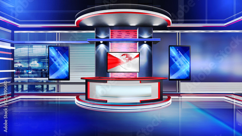  3D rendering background is perfect for any type of news or information presentation