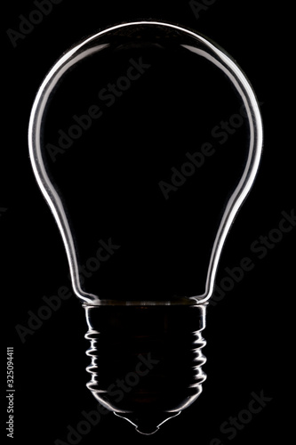 light bulb silhouette