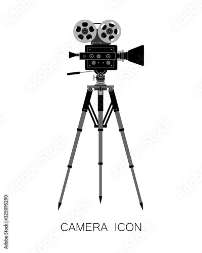 Movie Film Camera Icon Cinema Production Element