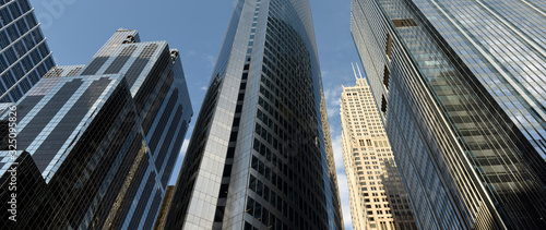 Skyscrapers of Chicago. Up view on skyscrapers of Chicago. Chicago downtown.