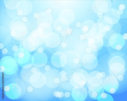 bokeh abstract background with blue color.