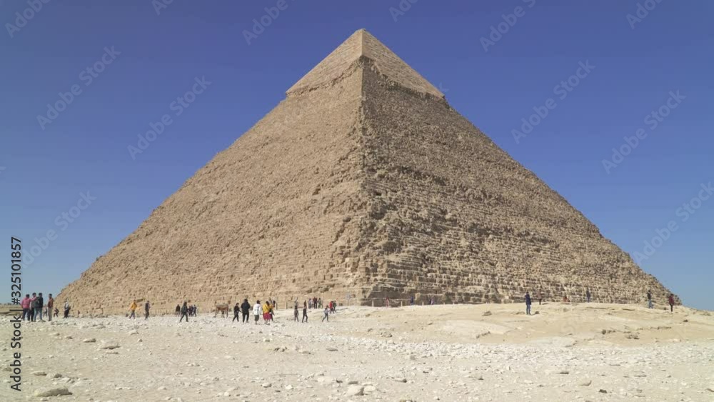 Pyramid of Khafre or Chephren located on the Giza plateau in Cairo, Egypt Pyramid of Khafre or Chephren located on the Giza plateau in Cairo, Egypt