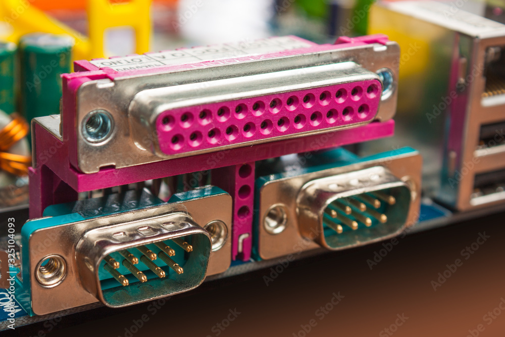 Naklejka premium Radio components