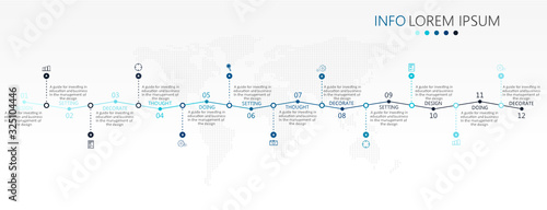 vector illustration Can be used for process, presentations, layout, banner,info graph 