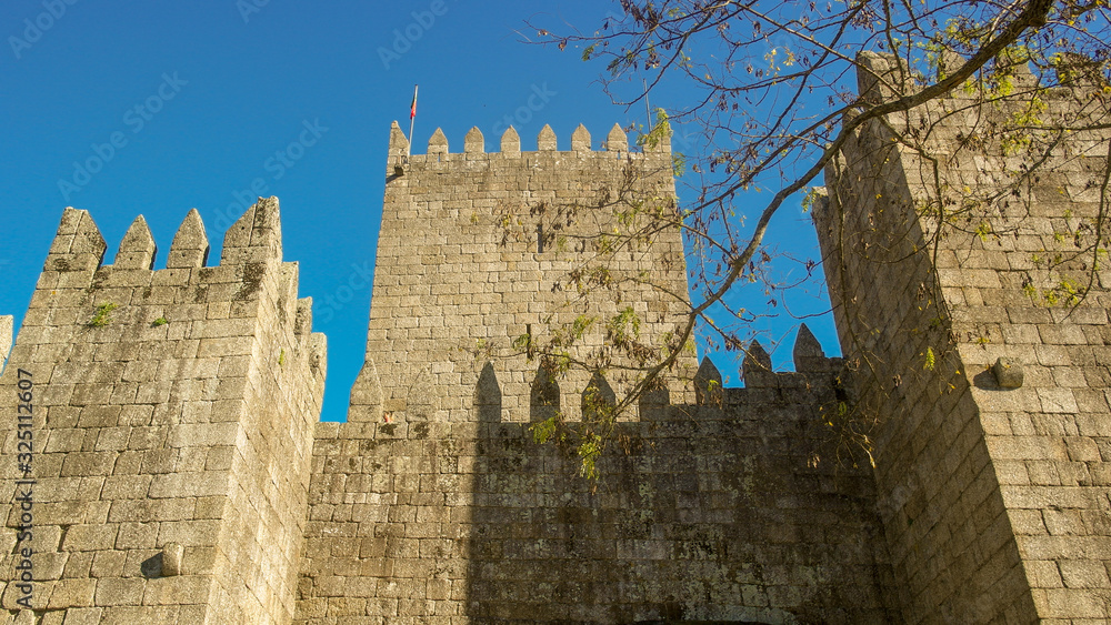 Guimaraes castle, Guimaraes, Portugal