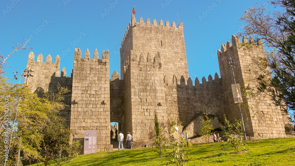 Guimaraes castle, Guimaraes, Portugal