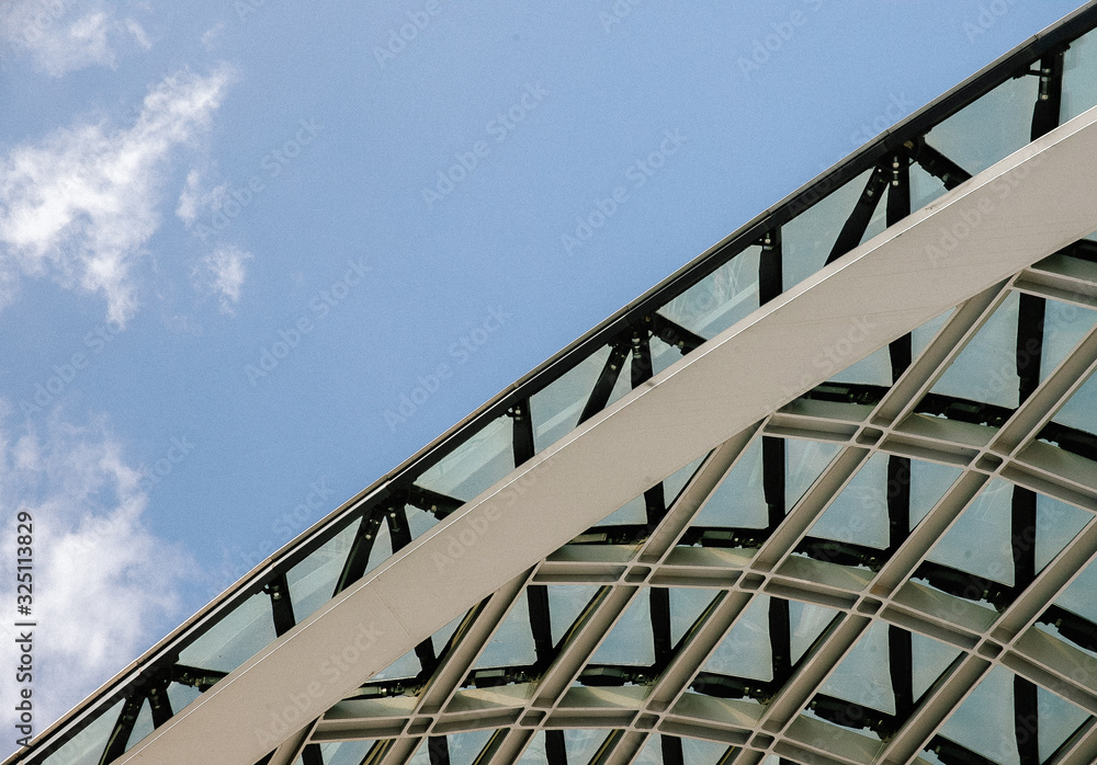 modern suspension bridge Tbilisi modern suspension bridge Tbilisi