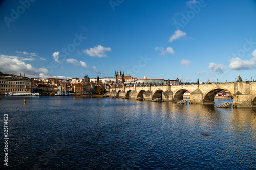 Canvas Print prague charles bridge