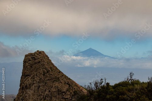 Blick auf Teneriffa von La Gomera