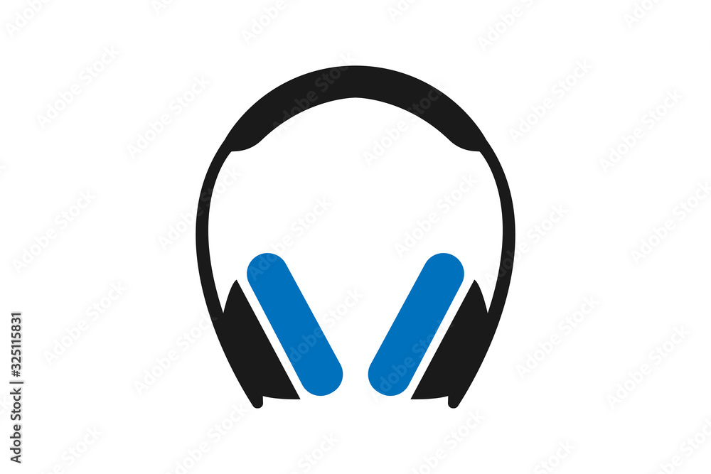 Headphone icon, eirphone icon vector illustration