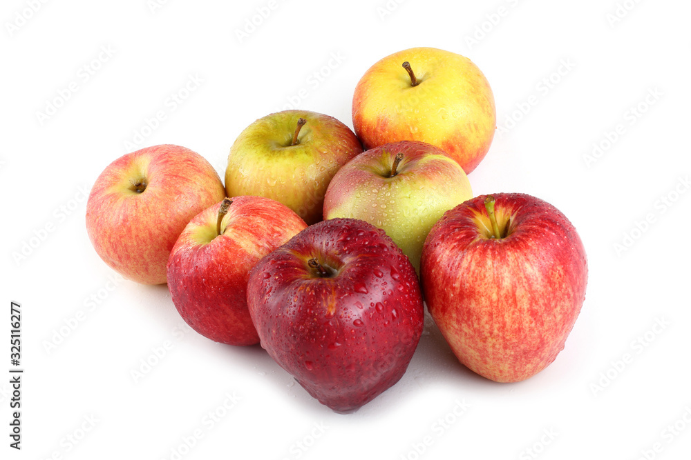 Different color apples