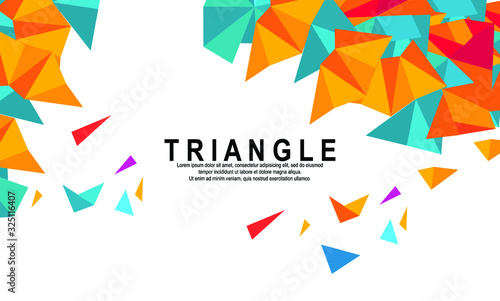 Triangle Background Elegant © Devstock
