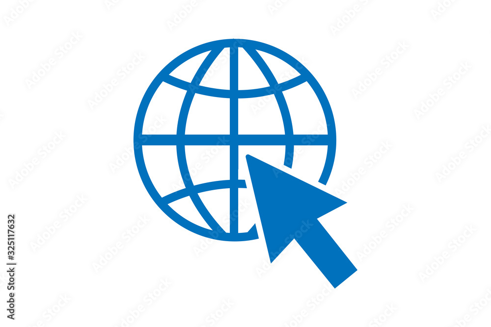 Website icon simple vector illustration Website icon simple vector illustration
