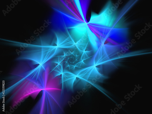 abstract multicolored fractal pattern © Caryll