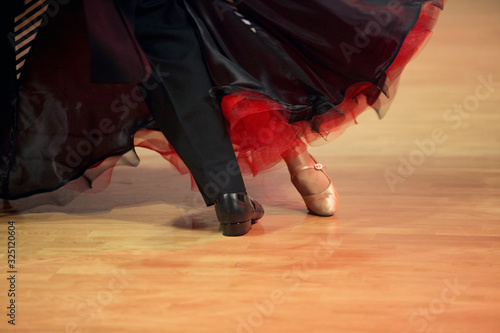 Ballroom dancer's feet 