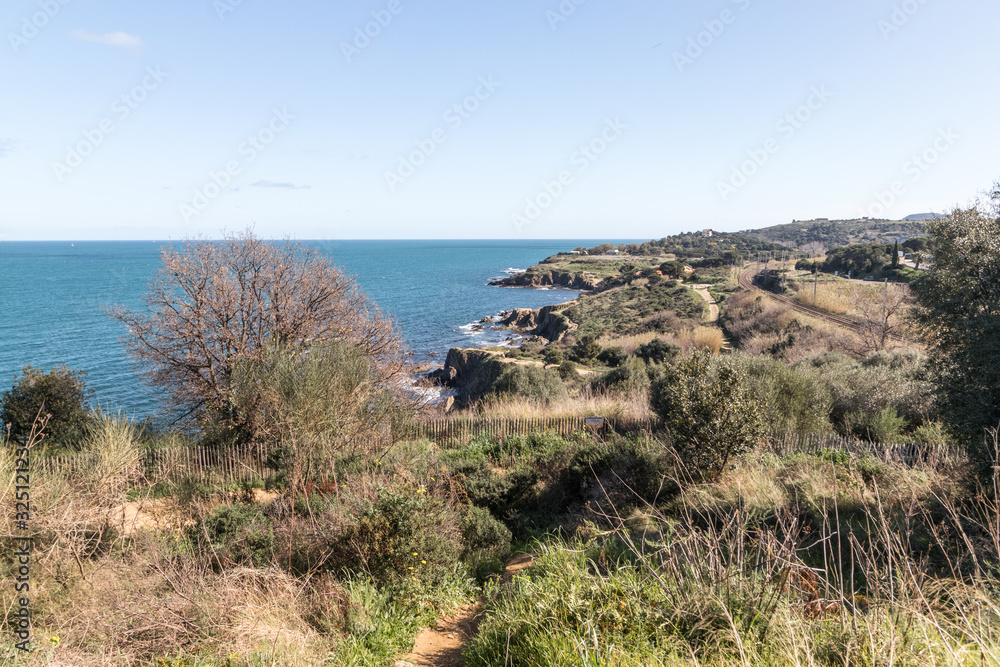 Sentier littoral entre le Racou et Collioure