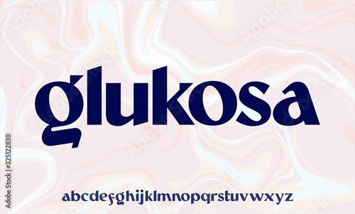 glukosa the graceful and elegant typeface display font