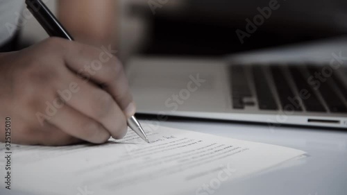 Approval by signing a paper