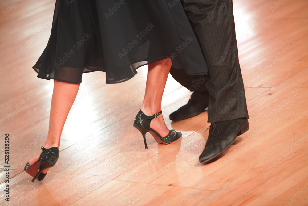 Graceful lines of legs of Argentina tango dancers Graceful lines of legs of Argentina tango dancers