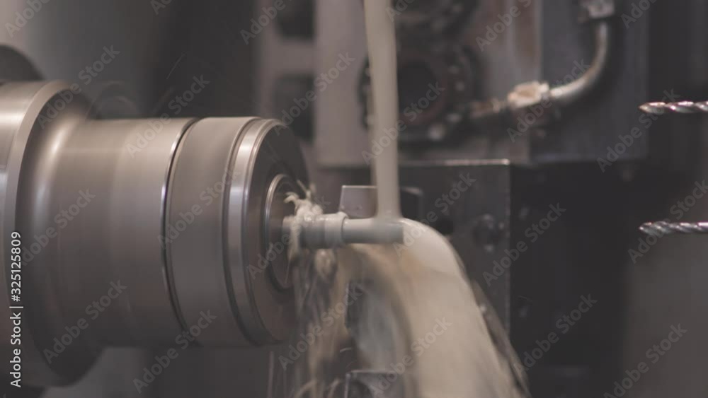 High speed precision metal machining on CNC machine. High speed precision metal machining on CNC machine.