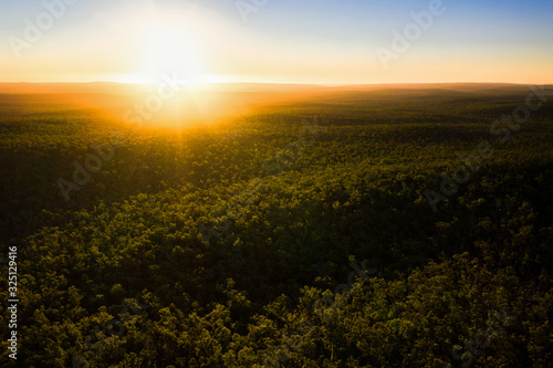 Photography Sunset over Perth from Darling Scarp at Helena National Park