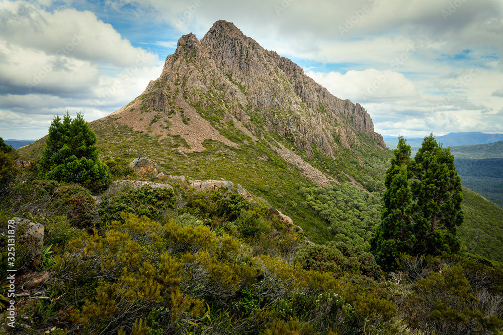 Mount Gould in Cradle Mountain–Lake St Clair National Park, Tasmania