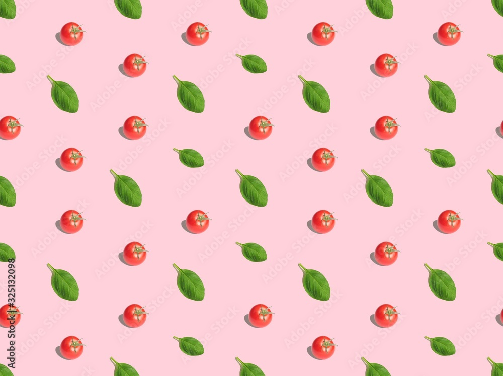 Spring. Colors. food. leaf. Pattern without seams Spring. Colors. food. leaf. Pattern without seams