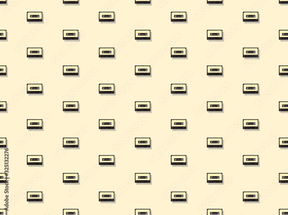 illustration and black color on a seamless spring pattern. illustration and black color on a seamless spring pattern.