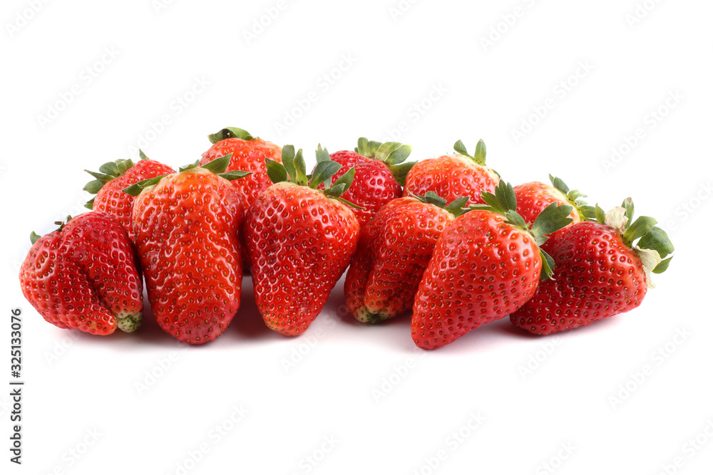Strawberries isolated on white background Strawberries isolated on white background