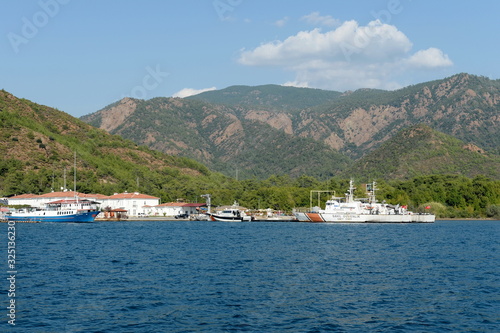 Turkish coast guard vessel base in Marmaris © b201735