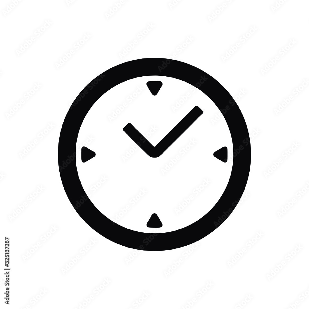 clock Filled vector icon clock Filled vector icon