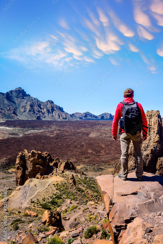 visit of the Teide park and its desert landscapes in Tenerife