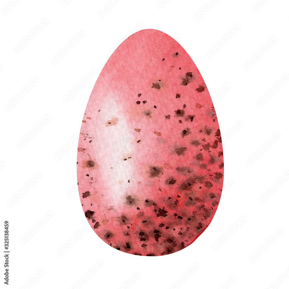Bright quail easter egg with spots Bright quail easter egg with spots