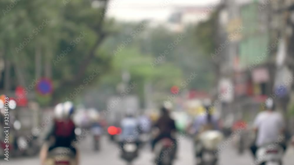 custom made wallpaper toronto digitalUnrecogniable people on the street of Hanoi, Vietnam.