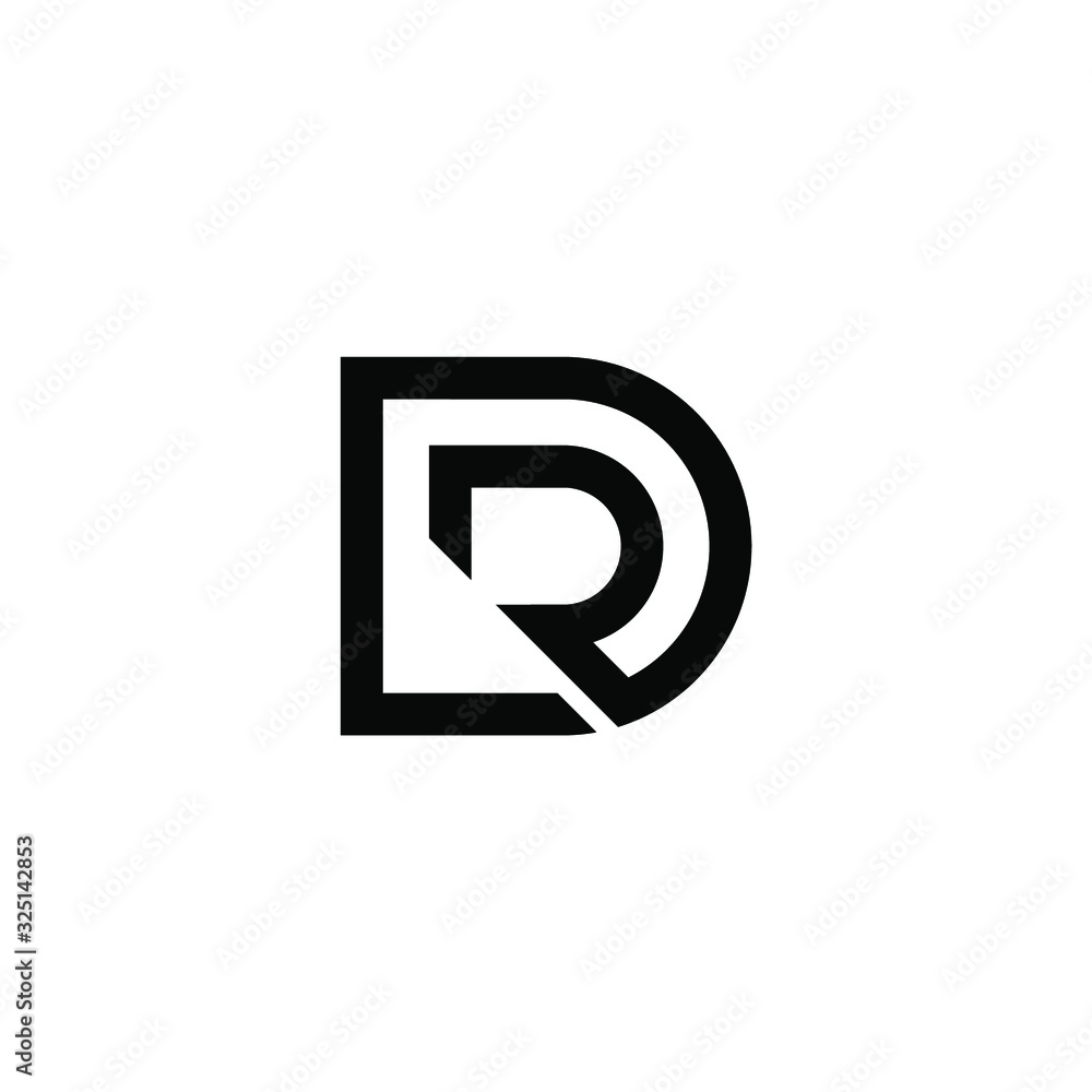 vector logo with the initials vector logo with the initials