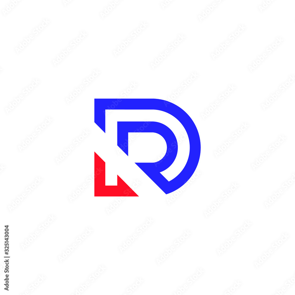 vector logo with the initials vector logo with the initials