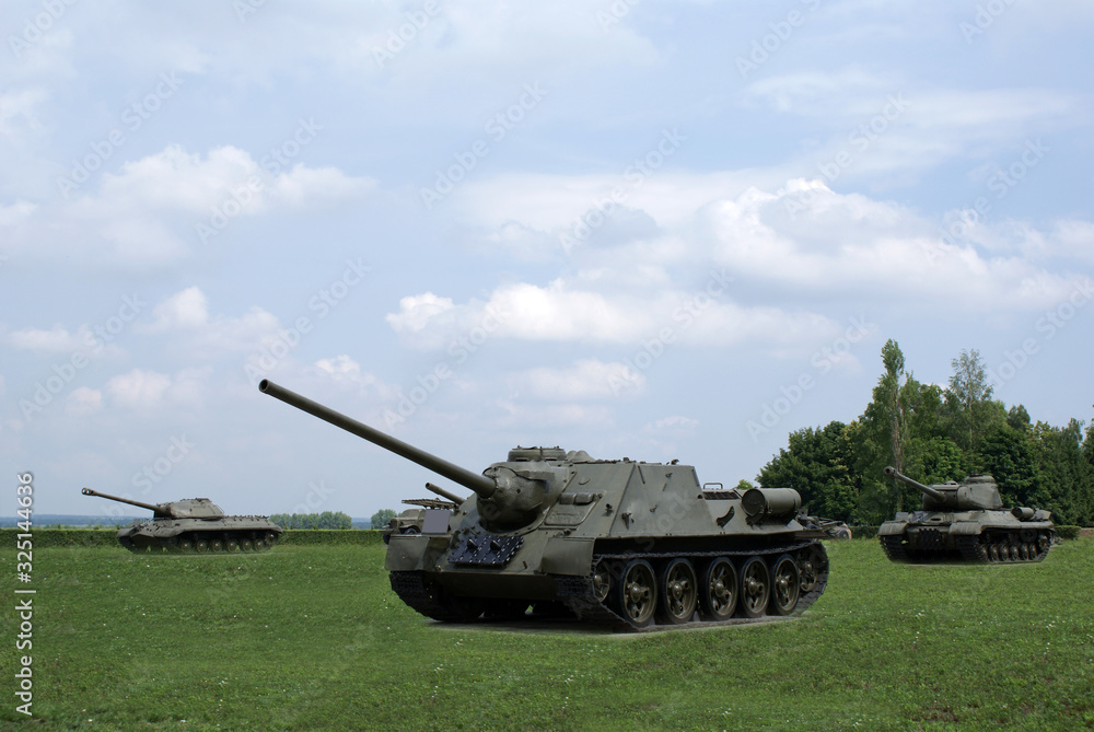 Soviet military tank since the second world war. Soviet military tank since the second world war.