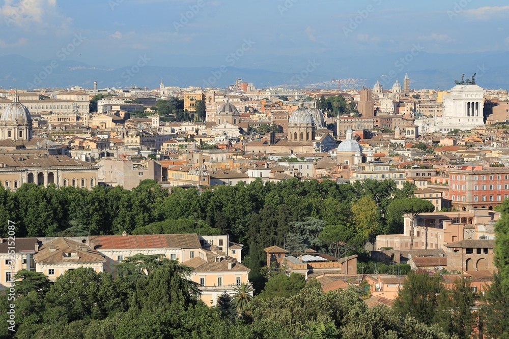 View of Rome from the Gianicolo (Janiculum) hill