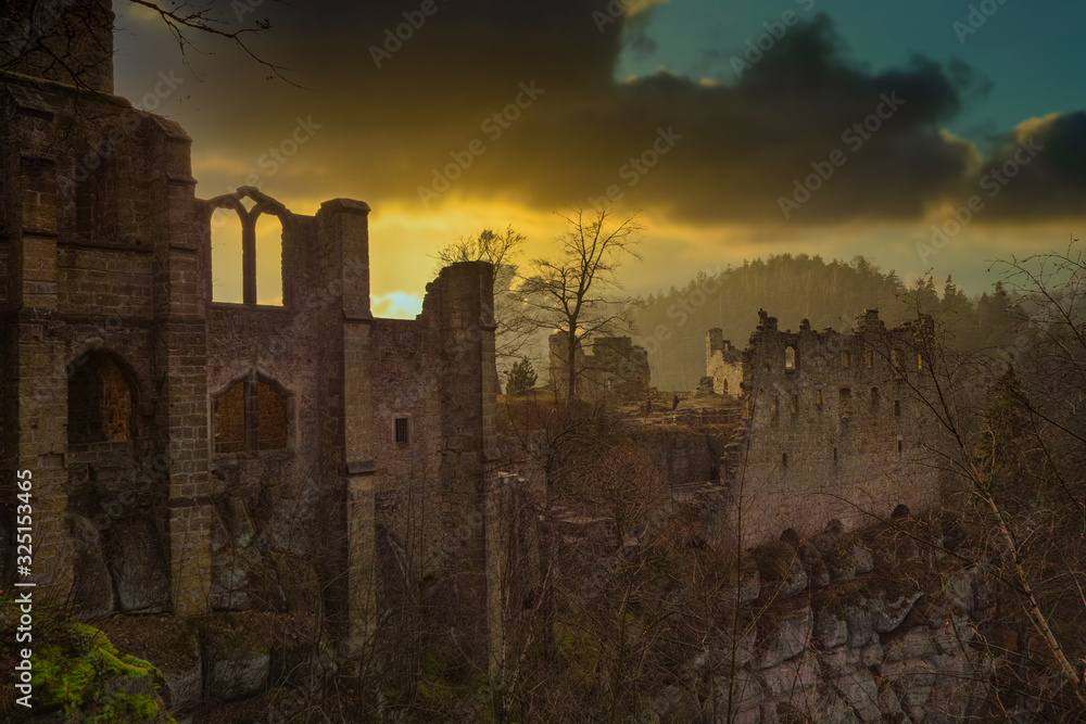 Oybin castle Germany Oybin castle Germany